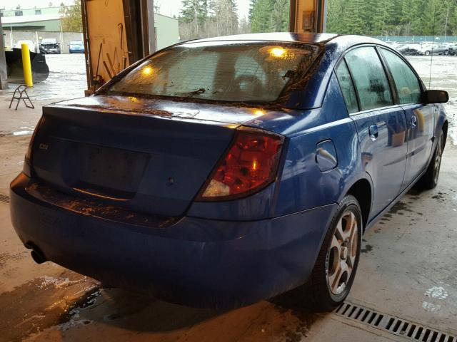 1G8AK52F34Z167333 - 2004 SATURN ION LEVEL 蓝色 照片 4