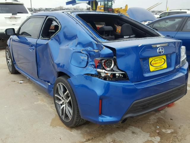 JTKJF5C72FJ006306 - 2015 TOYOTA SCION TC 蓝色 照片 3