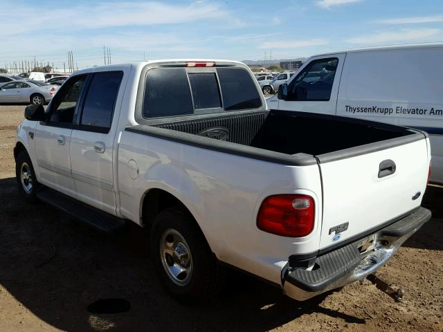 1FTRW07L31KB96107 - 2001 FORD F150 SUPER WHITE photo 3