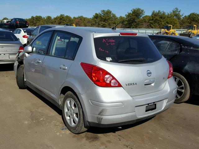 3N1BC13E19L392986 - 2009 NISSAN VERSA S SILVER photo 3