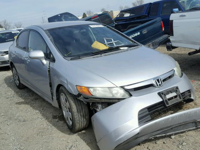 2HGFA165X8H523812 - 2008 HONDA CIVIC LX SILVER photo 1