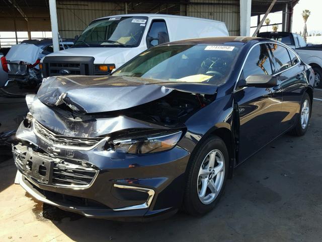 1G1ZB5ST8HF166595 - 2017 CHEVROLET MALIBU LS ლურჯი ფოტო 2