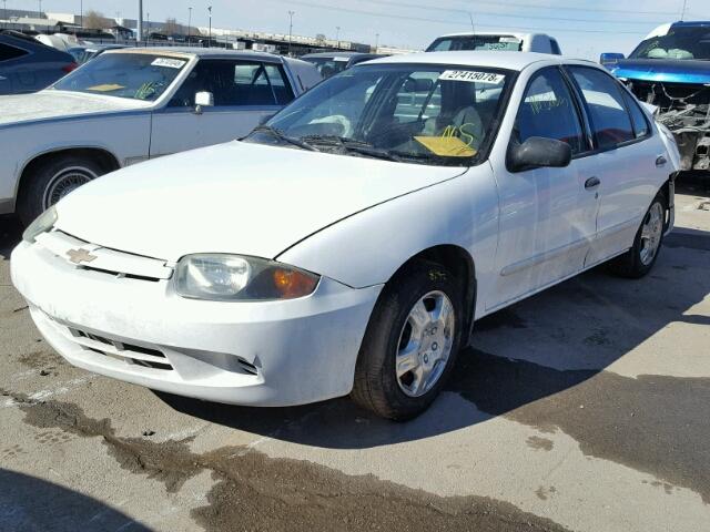 3G1JC52653S210304 - 2003 CHEVROLET CAVALIER B WHITE photo 2