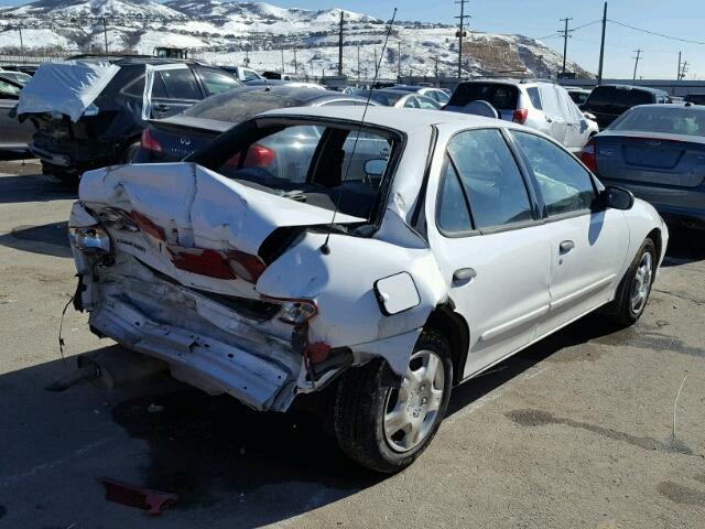 3G1JC52653S210304 - 2003 CHEVROLET CAVALIER B WHITE photo 4