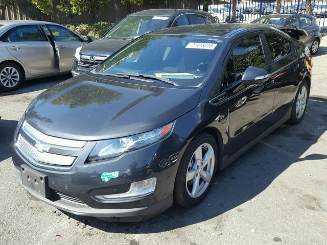 1G1RH6E42EU163742 - 2014 CHEVROLET VOLT BLACK photo 2