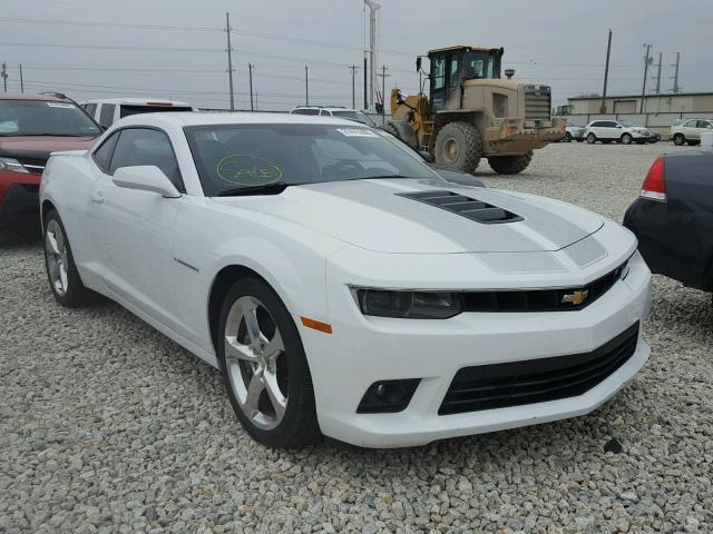 2G1FK1EJXE9261606 - 2014 CHEVROLET CAMARO 2SS WHITE photo 1