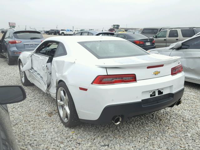 2G1FK1EJXE9261606 - 2014 CHEVROLET CAMARO 2SS WHITE photo 3