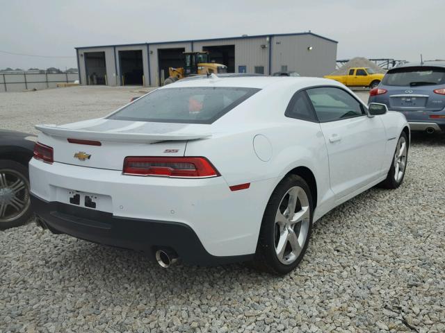 2G1FK1EJXE9261606 - 2014 CHEVROLET CAMARO 2SS WHITE photo 4