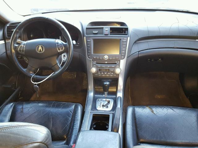 19UUA66265A081566 - 2005 ACURA TL BLACK photo 9