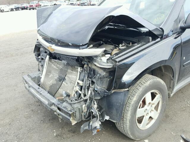 2CNDL23F866155489 - 2006 CHEVROLET EQUINOX LS BLACK photo 9