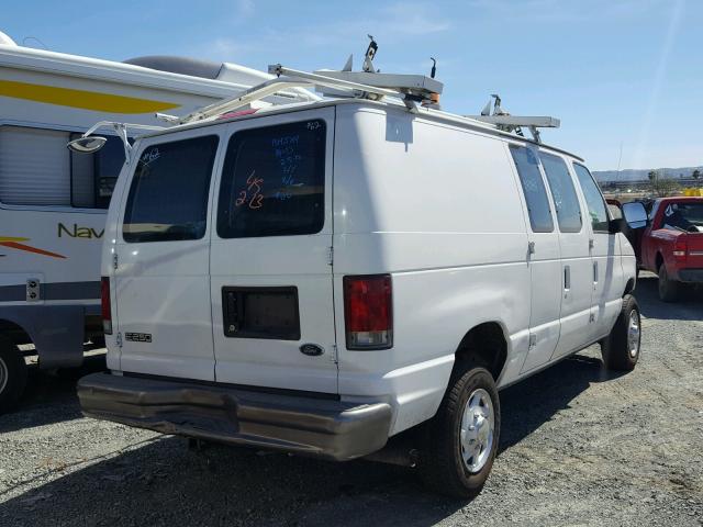 1FTNE24L25HA65934 - 2005 FORD ECONOLINE WHITE photo 4