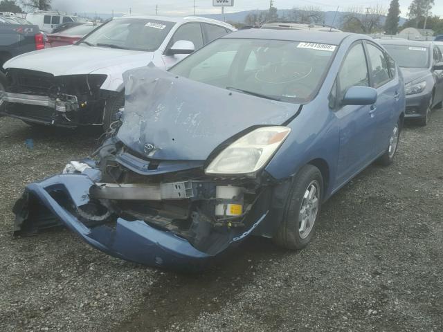 JTDKB20U753045315 - 2005 TOYOTA PRIUS BLUE photo 2