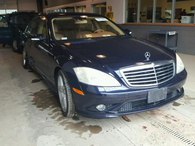 WDDNG71X28A194399 - 2008 MERCEDES-BENZ S 550 BLUE photo 1