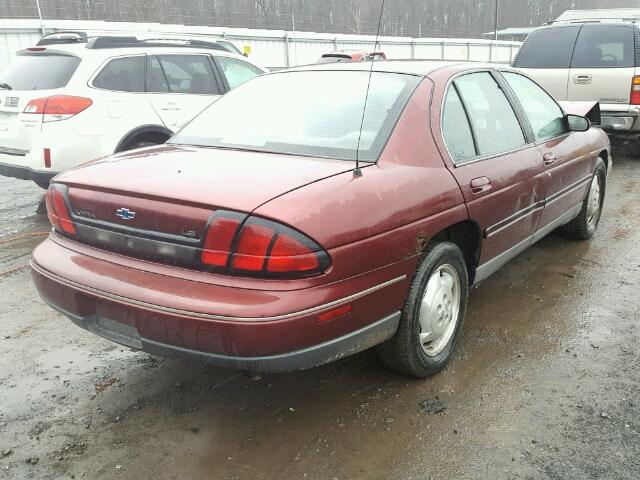 2G1WN52M2T9292827 - 1996 CHEVROLET LUMINA LS RED photo 4