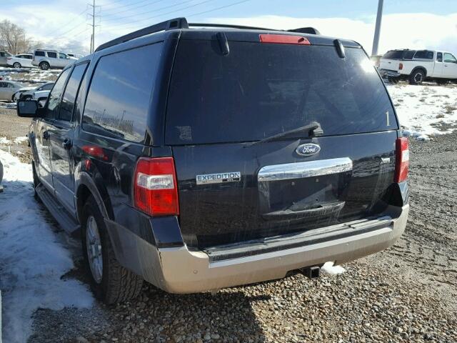 1FMJK1J59DEF29188 - 2013 FORD EXPEDITION BLACK photo 3