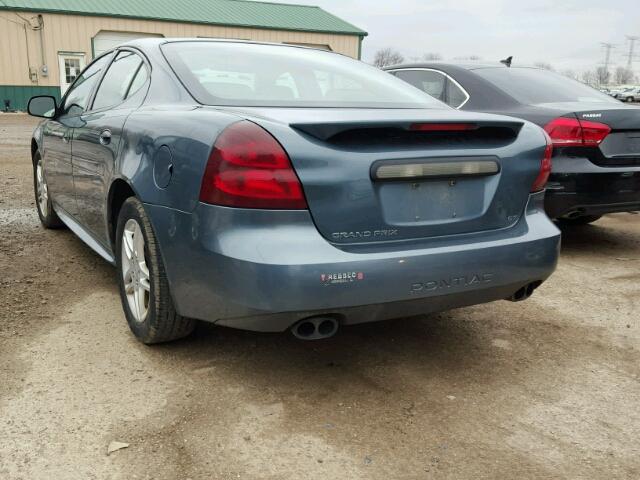 2G2WR554471149104 - 2007 PONTIAC GRAND PRIX BLUE photo 3