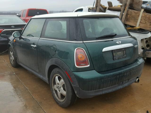 WMWMF33569TW74722 - 2009 MINI COOPER GREEN photo 3