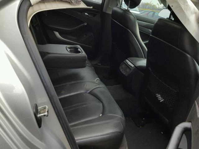 1G6DF577490167994 - 2009 CADILLAC CTS SILVER photo 6