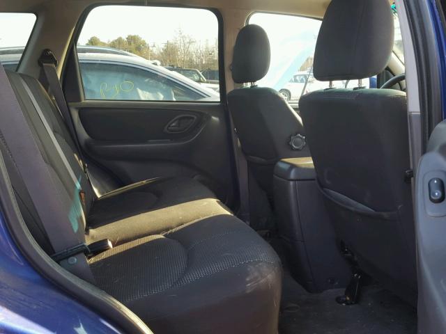 4F2YZ94195KM44117 - 2005 MAZDA TRIBUTE S BLUE photo 6