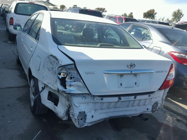 4T1BE32K13U204891 - 2003 TOYOTA CAMRY LE WHITE photo 3