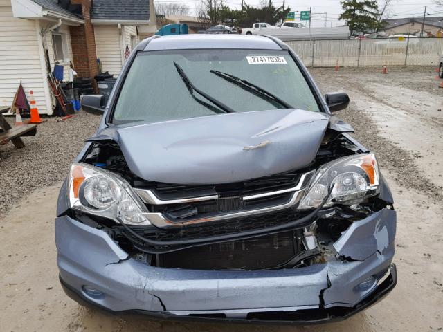 5J6RE4H43BL098119 - 2011 HONDA CR-V SE BLUE photo 9