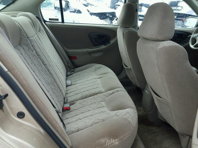 1G1NE52J92M510345 - 2002 CHEVROLET MALIBU LS GOLD photo 6