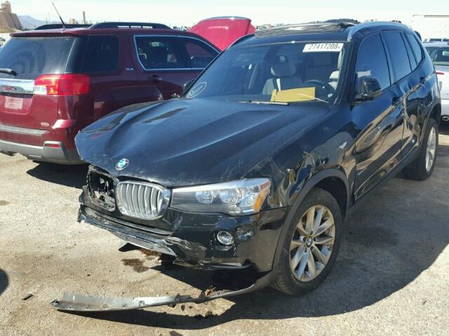 5UXWZ7C36H0V90357 - 2017 BMW X3 SDRIVE2 BLACK photo 2