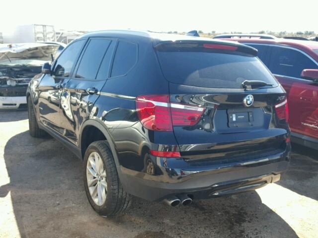 5UXWZ7C36H0V90357 - 2017 BMW X3 SDRIVE2 BLACK photo 3