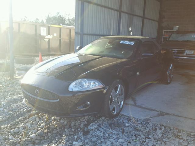 SAJWA44B895B28792 - 2009 JAGUAR XK BLACK photo 2