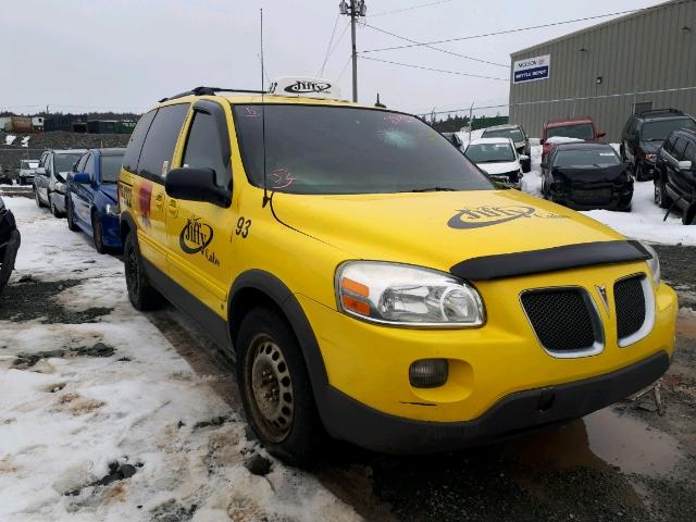 1GMDU331X8D118598 - 2008 PONTIAC MONTANA SV YELLOW photo 1