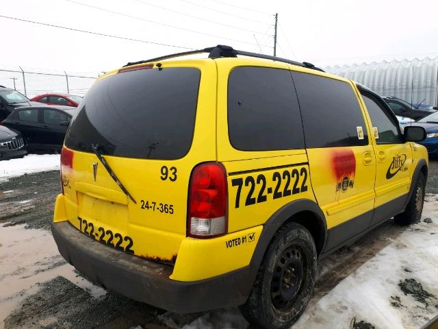 1GMDU331X8D118598 - 2008 PONTIAC MONTANA SV YELLOW photo 4