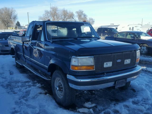 1FTHX26G5SKB12489 - 1995 FORD F250 BLUE photo 1