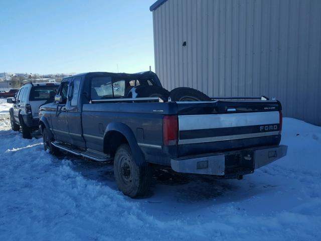 1FTHX26G5SKB12489 - 1995 FORD F250 BLUE photo 3