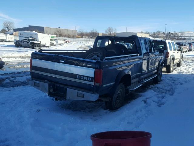 1FTHX26G5SKB12489 - 1995 FORD F250 BLUE photo 4