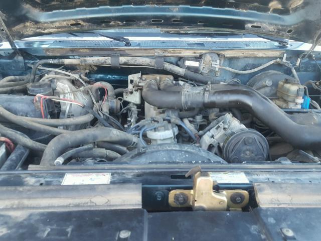 1FTHX26G5SKB12489 - 1995 FORD F250 BLUE photo 7