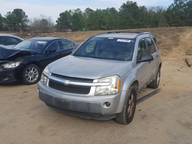 2CNDL13F856111730 - 2005 CHEVROLET EQUINOX LS SILVER photo 2