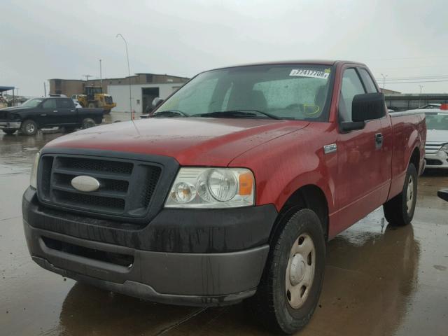 1FTRF12237KD12399 - 2007 FORD F150 Bordeaux photo 2