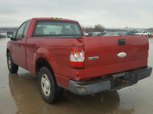 1FTRF12237KD12399 - 2007 FORD F150 BURGUNDY photo 3