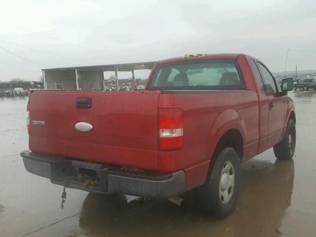 1FTRF12237KD12399 - 2007 FORD F150 Bordeaux photo 4