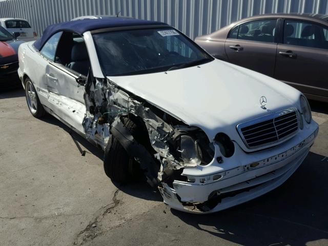 WDBLK70GX3T142032 - 2003 MERCEDES-BENZ CLK 430 WHITE photo 1