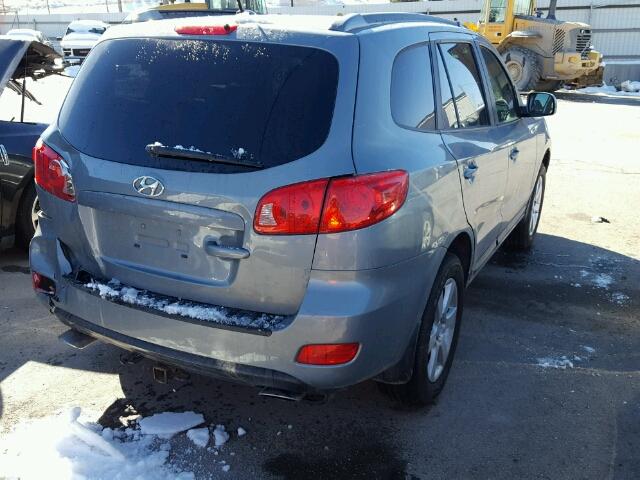 5NMSH73E47H043865 - 2007 HYUNDAI SANTA FE S SILVER photo 4