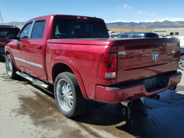 1D7RV1CT2BS659568 - 2011 DODGE RAM 1500 RED photo 3