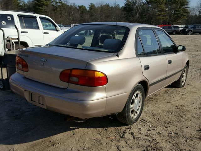 1Y1SK5285YZ422397 - 2000 CHEVROLET GEO PRIZM TAN photo 4