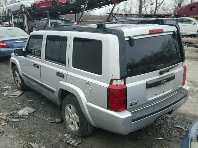 1J8HG48NX6C363444 - 2006 JEEP COMMANDER 银色 照片 3
