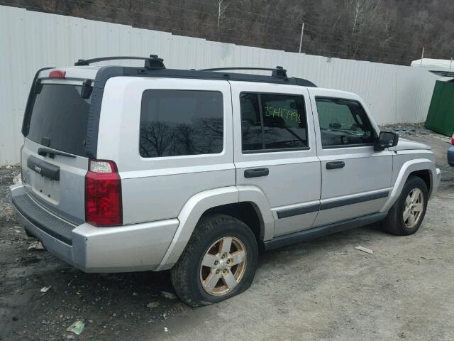 1J8HG48NX6C363444 - 2006 JEEP COMMANDER 银色 照片 4