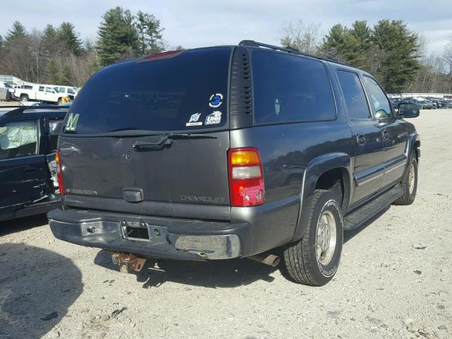 1GNFK16Z72J281329 - 2002 CHEVROLET SUBURBAN K GRAY photo 4