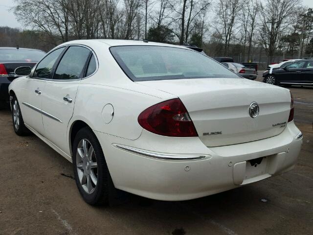 2G4WE567451313184 - 2005 BUICK LACROSSE C WHITE photo 3