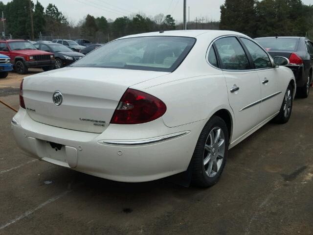 2G4WE567451313184 - 2005 BUICK LACROSSE C WHITE photo 4