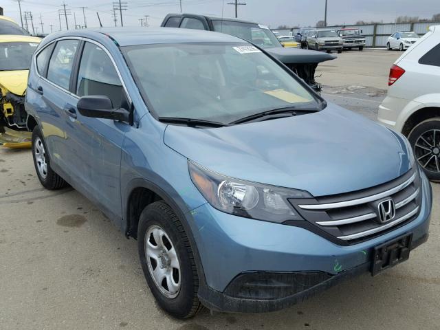 2HKRM3H32EH554243 - 2014 HONDA CR-V LX BLUE photo 1