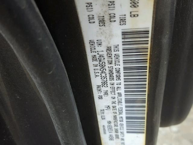 1J4GW58N54C357862 - 2004 JEEP GRAND CHER GRAY photo 10